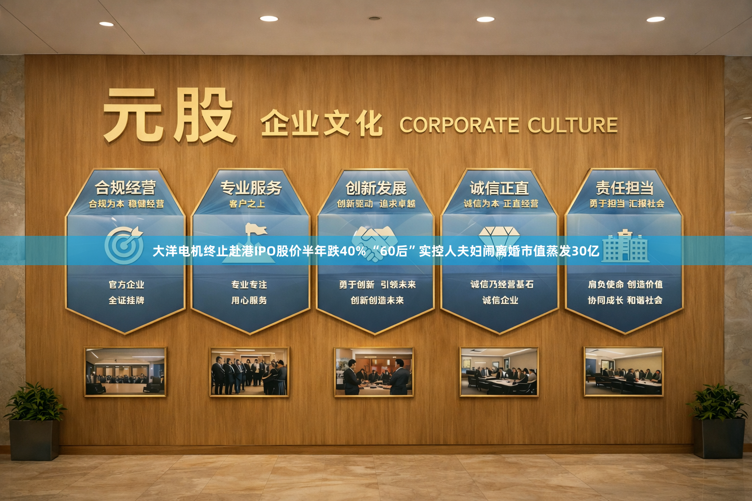 大洋电机终止赴港IPO股价半年跌40% “60后”实控人夫妇闹离婚市值蒸发30亿