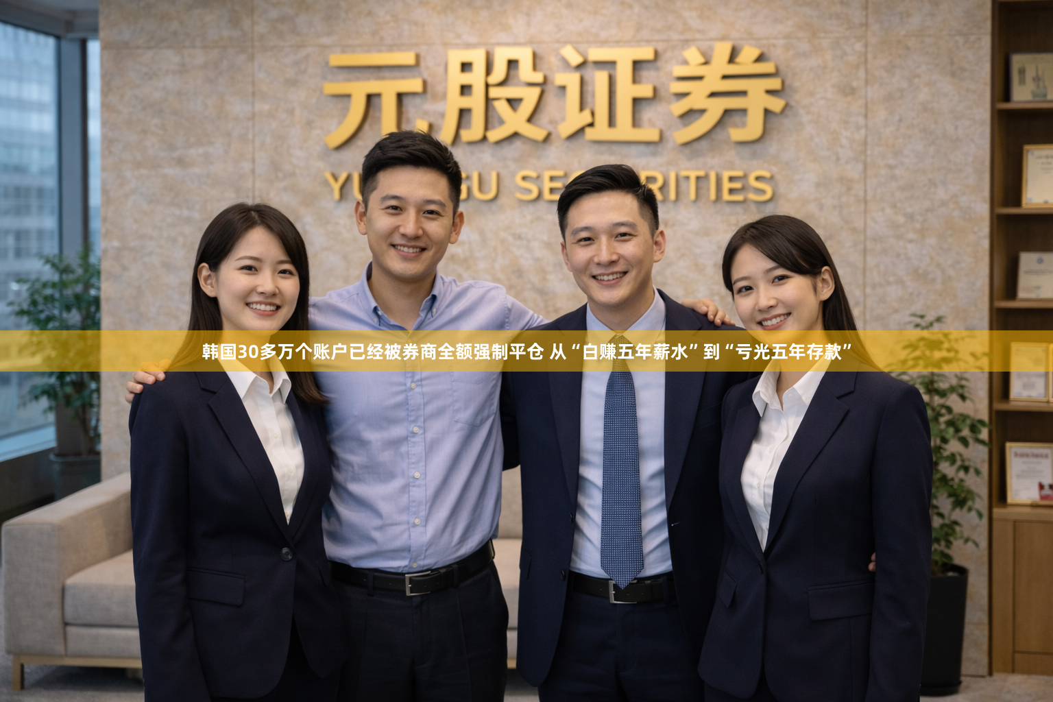 韩国30多万个账户已经被券商全额强制平仓 从“白赚五年薪水”到“亏光五年存款”