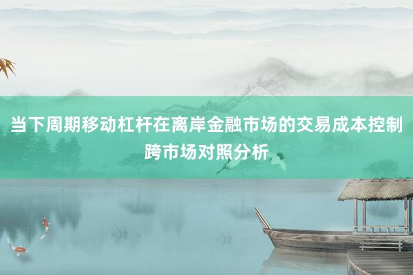 当下周期移动杠杆在离岸金融市场的交易成本控制跨市场对照分析